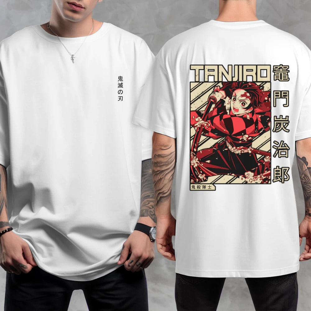 Camiseta Oversized Tanjiro Kamado