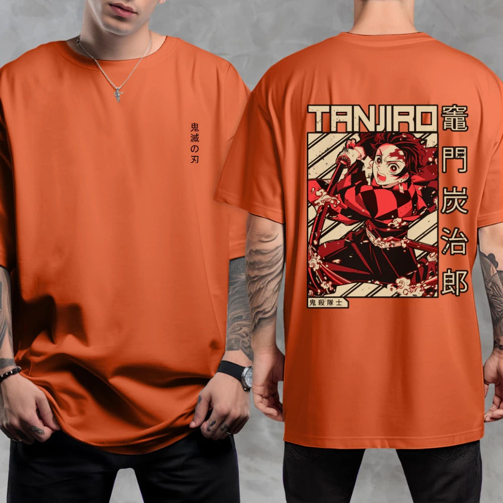 Camiseta Oversized Tanjiro Kamado