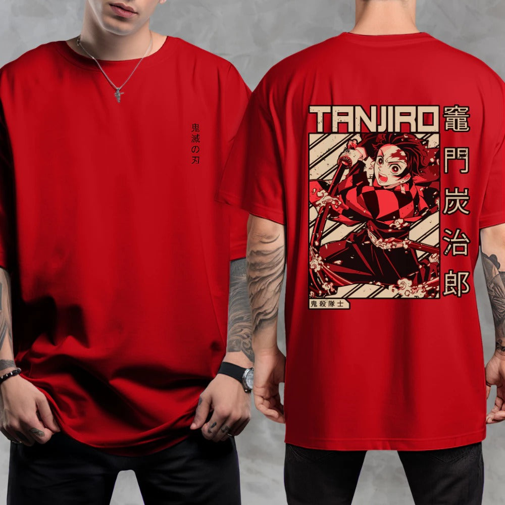 Camiseta Oversized Tanjiro Kamado