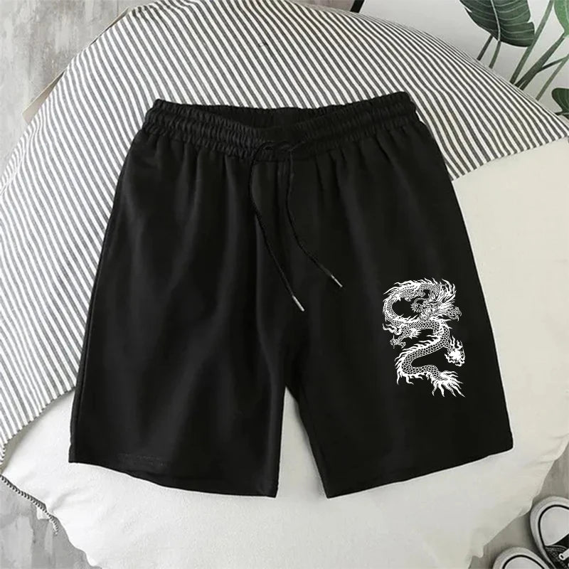 Short Moletom Dragon - Preto