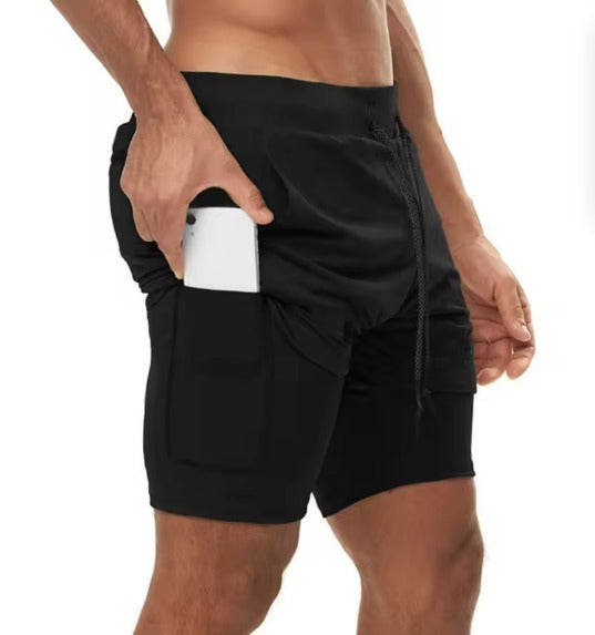 Short Esportivo de Academia Masculino 2 em 1 - Joggers