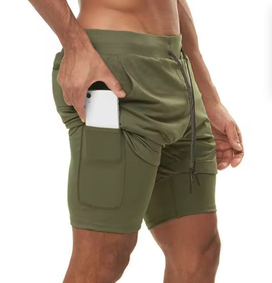 Short Esportivo de Academia Masculino 2 em 1 - Joggers