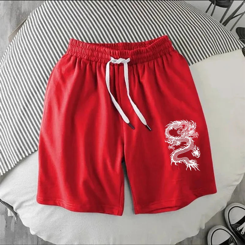 Short Moletom Dragon - Vermelho