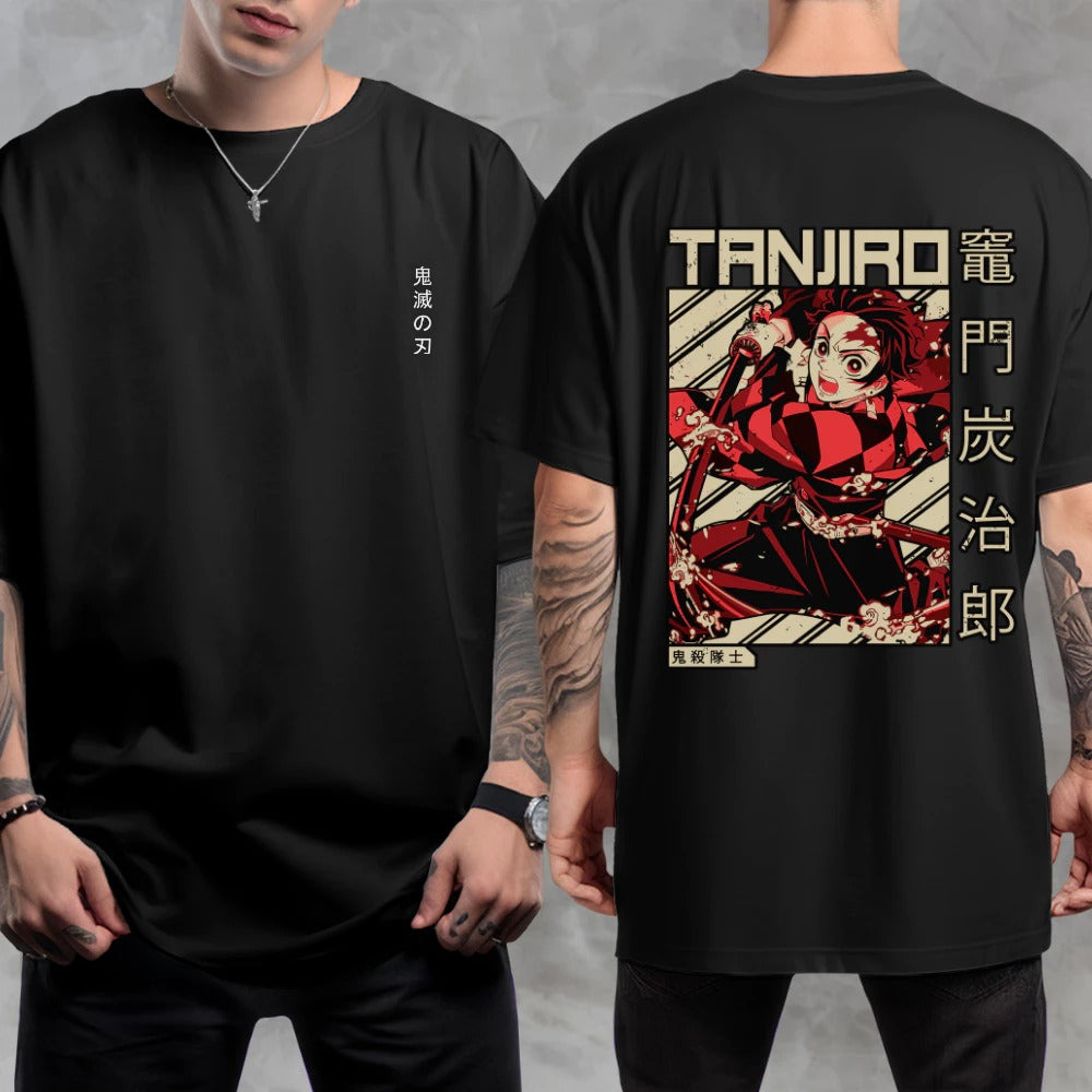 Camiseta Oversized Tanjiro Kamado