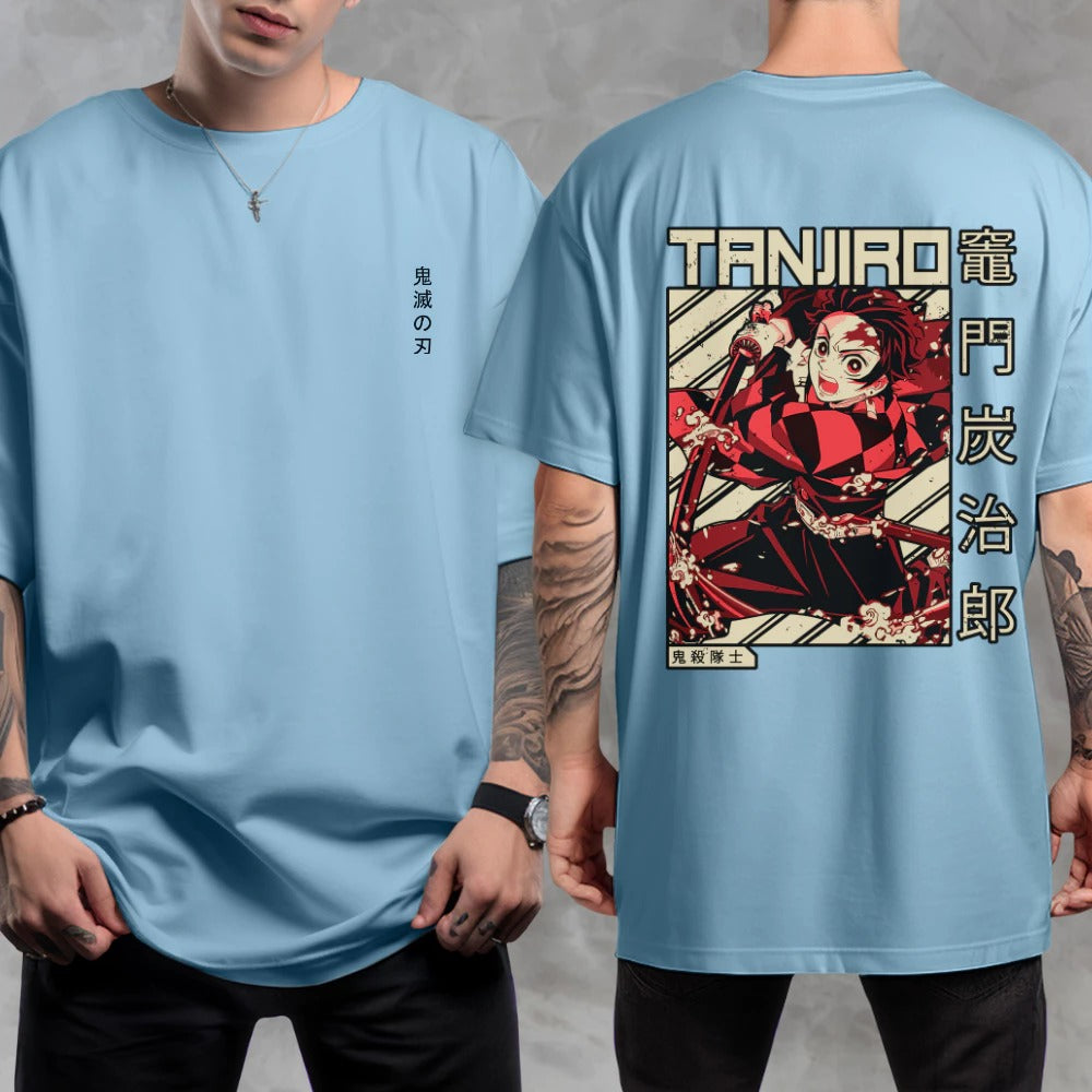 Camiseta Oversized Tanjiro Kamado